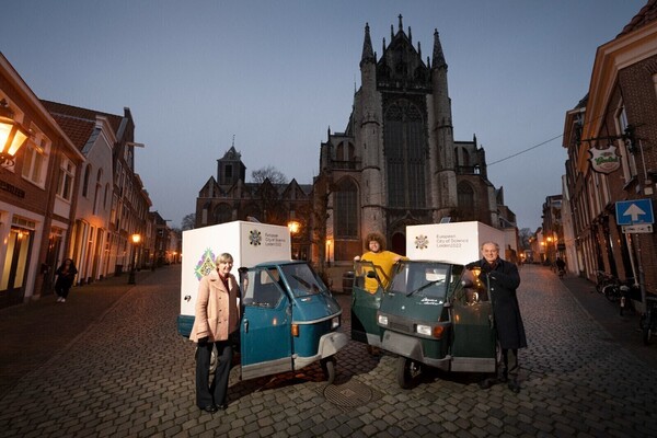 V.l.n.r.  Annetje Ottow , Auke-Florian Hiemstra, Henri Lenferink. (Foto Taco van der Eb)