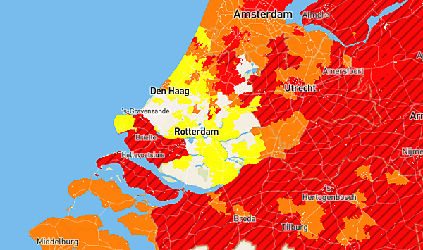 Necongestiekaart afname 10 maart 2024 15:00 uur - Netbeheer