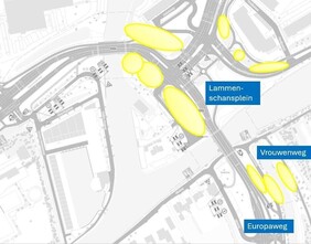 Lammenschansplein : Herinrichting straks van start / Redevelopment to start soon