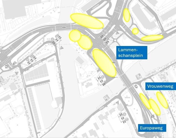 Lammenschansplein : Herinrichting straks van start / Redevelopment to start soon