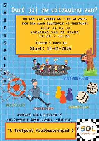 Samenspelen in 't Trefpunt / Playdate in 't Trefpunt