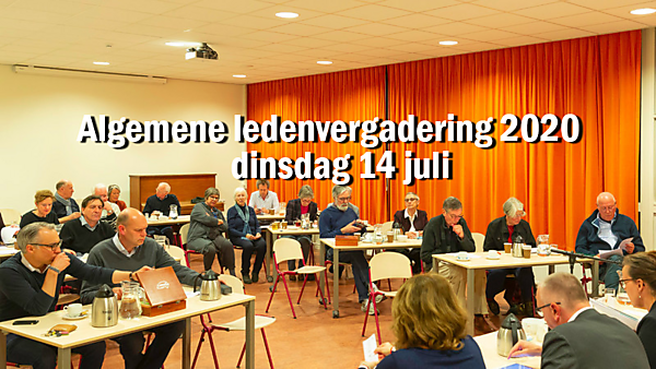 Algemene ledenvergadering op 14 juli 2020